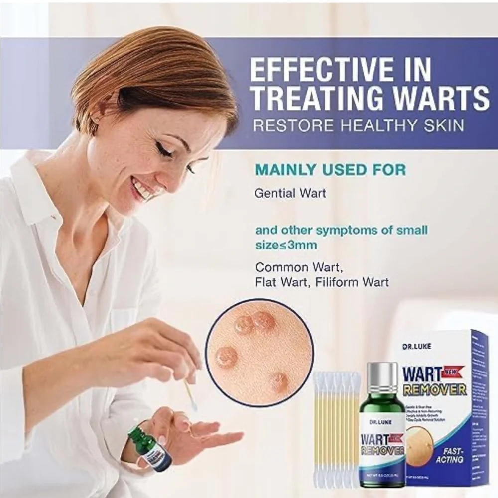 NEW Dr. Luke Liquid Wart Remover Treatment Fast Acting